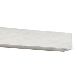 Aplique de pared LED Lucande Kinsley, 90 cm, níquel, atenuable, CCT