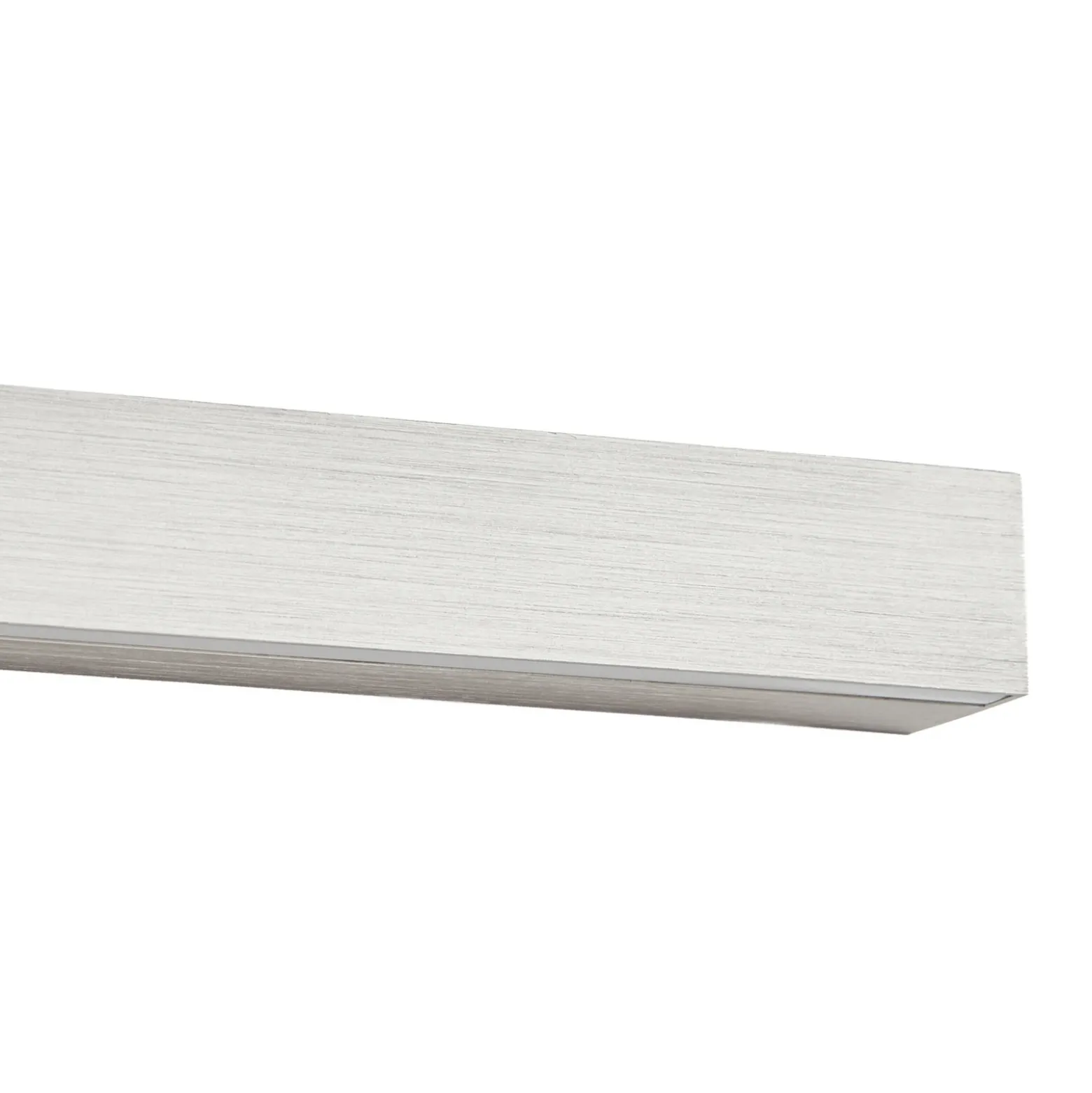 Aplique de pared LED Lucande Kinsley, 90 cm, níquel, atenuable, CCT