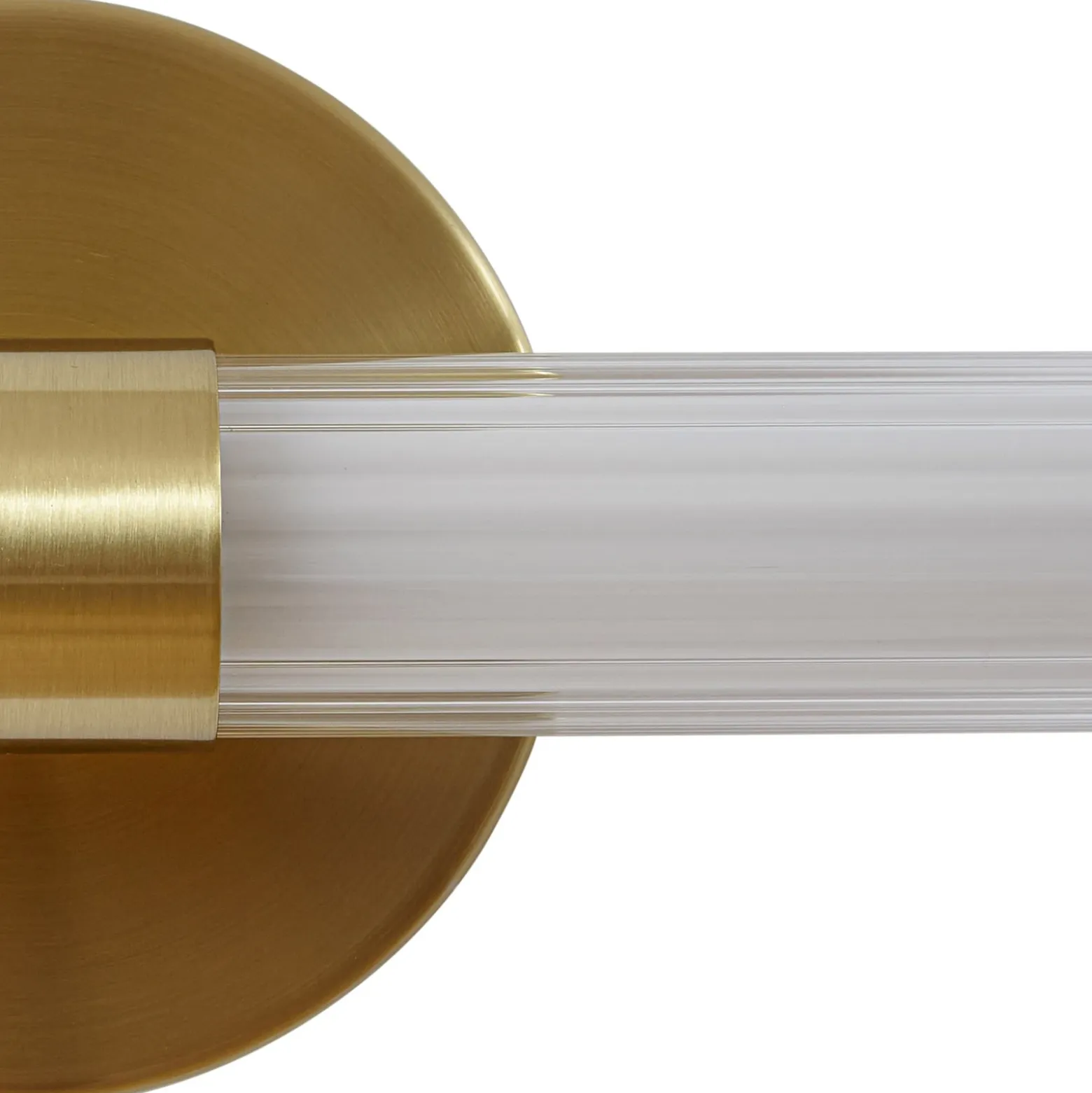 Aplique de pared LED Lucande Melisa, dorado, 90 cm, CCT, IP44