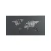 Aplique de pared LED Lucande World, antracita/plata, 60 cm x 30 cm