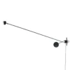 Aplique de pared LED Luceplan Counterbalance negro