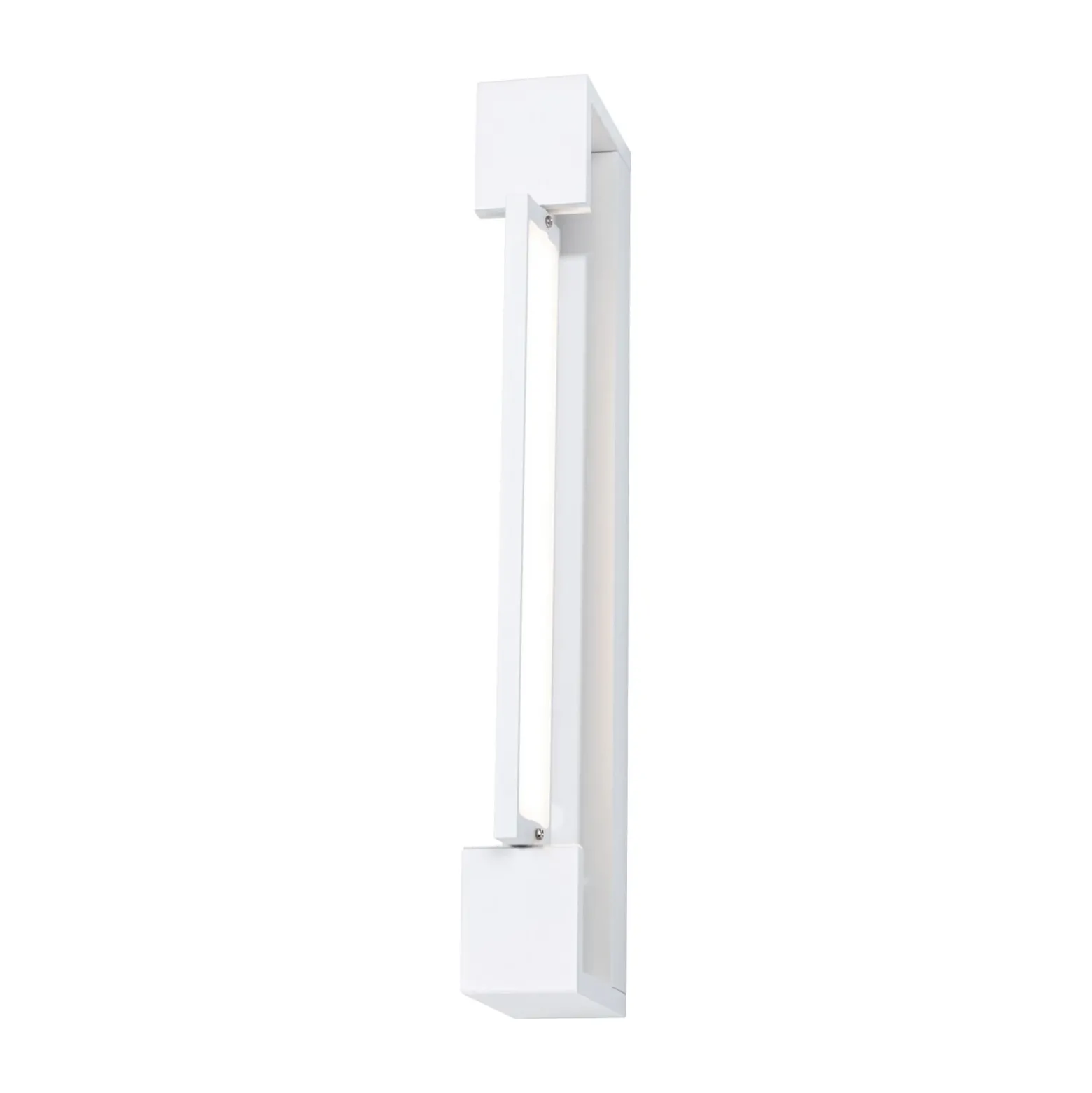 Aplique de pared LED Lucille de Paulmann, blanco, 40 cm, atenuable, IP44