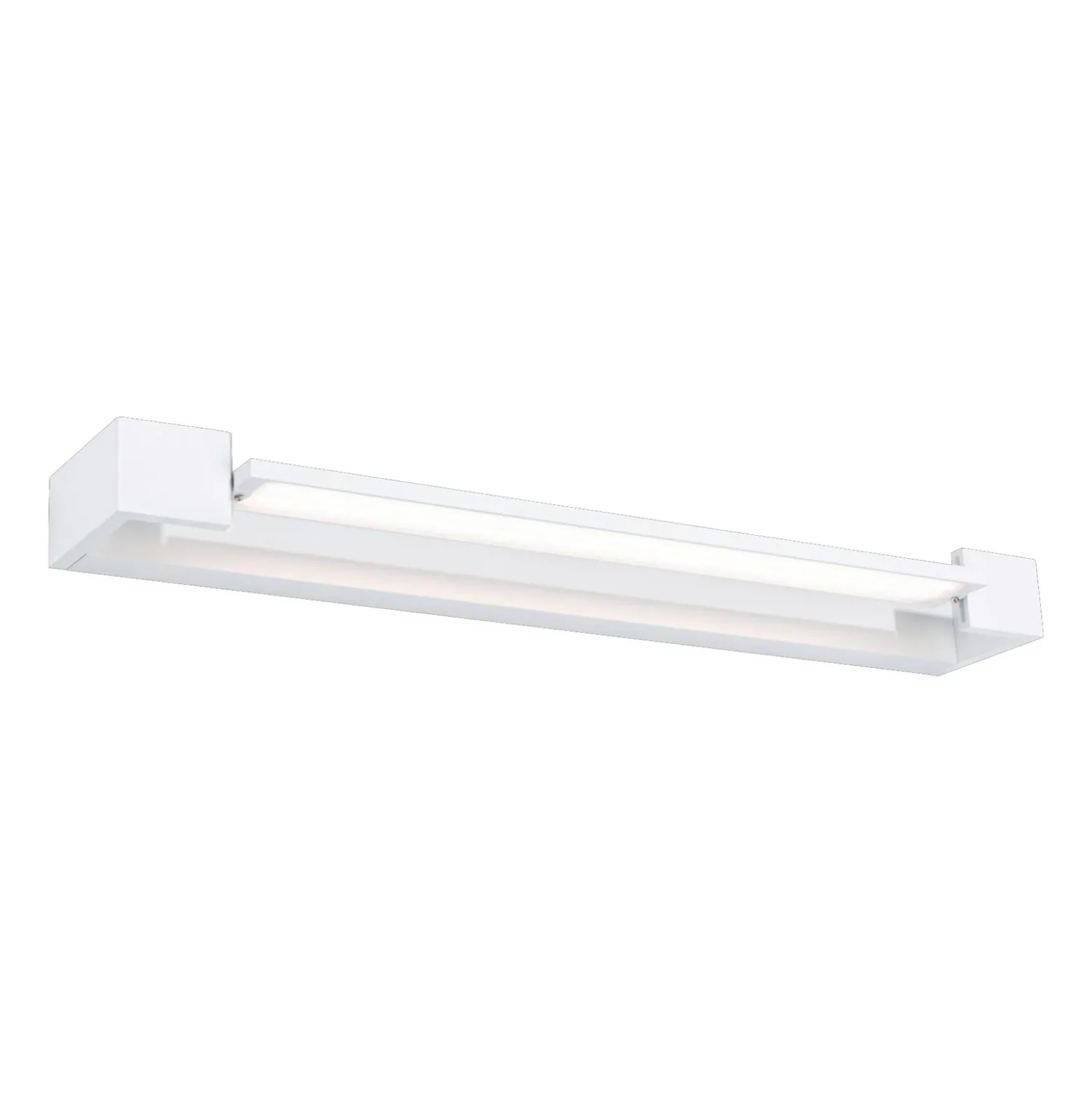 Aplique de pared LED Lucille de Paulmann, blanco, 60 cm, atenuable, IP44