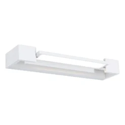 Aplique de pared LED Lucille de Paulmann, blanco, 40 cm, atenuable, IP44