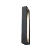 Aplique de pared LED Lucille de Paulmann, negro, 40 cm, IP44, atenuable