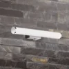 Aplique de pared LED Mattimo, ancho 40 cm, cromo, interruptor