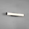 Aplique de pared LED Mattimo, ancho 40 cm, negro, interruptor