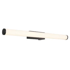 Aplique de pared LED Mattimo, ancho 60 cm, negro, interruptor