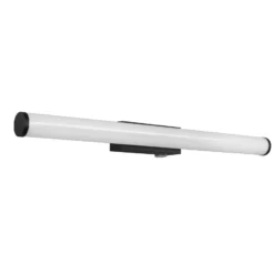 Aplique de pared LED Mattimo, ancho 60 cm, negro, interruptor