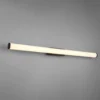 Aplique de pared LED Mattimo, ancho 80 cm, negro, interruptor