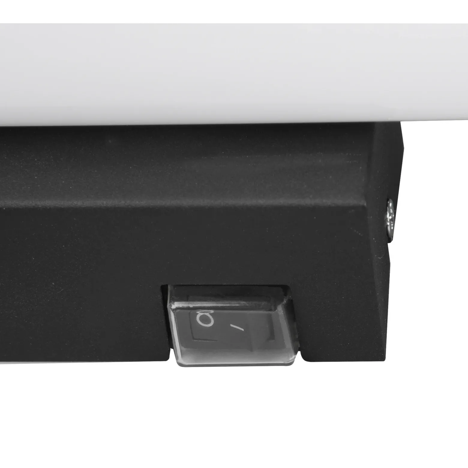 Aplique de pared LED Mattimo, ancho 80 cm, negro, interruptor