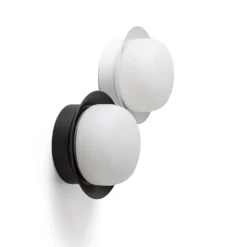 Aplique de pared LED May IP44, blanco
