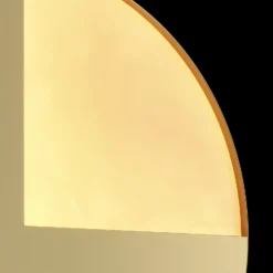 Aplique de pared LED Maytoni Jupiter, dorado, Ø 18,4cm