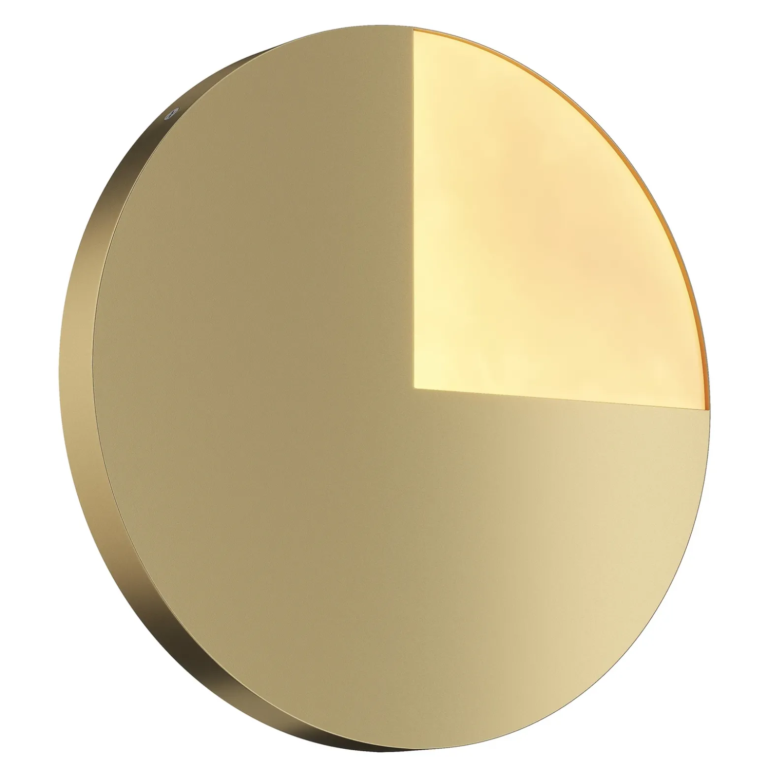 Aplique de pared LED Maytoni Jupiter, dorado, Ø 38,1cm