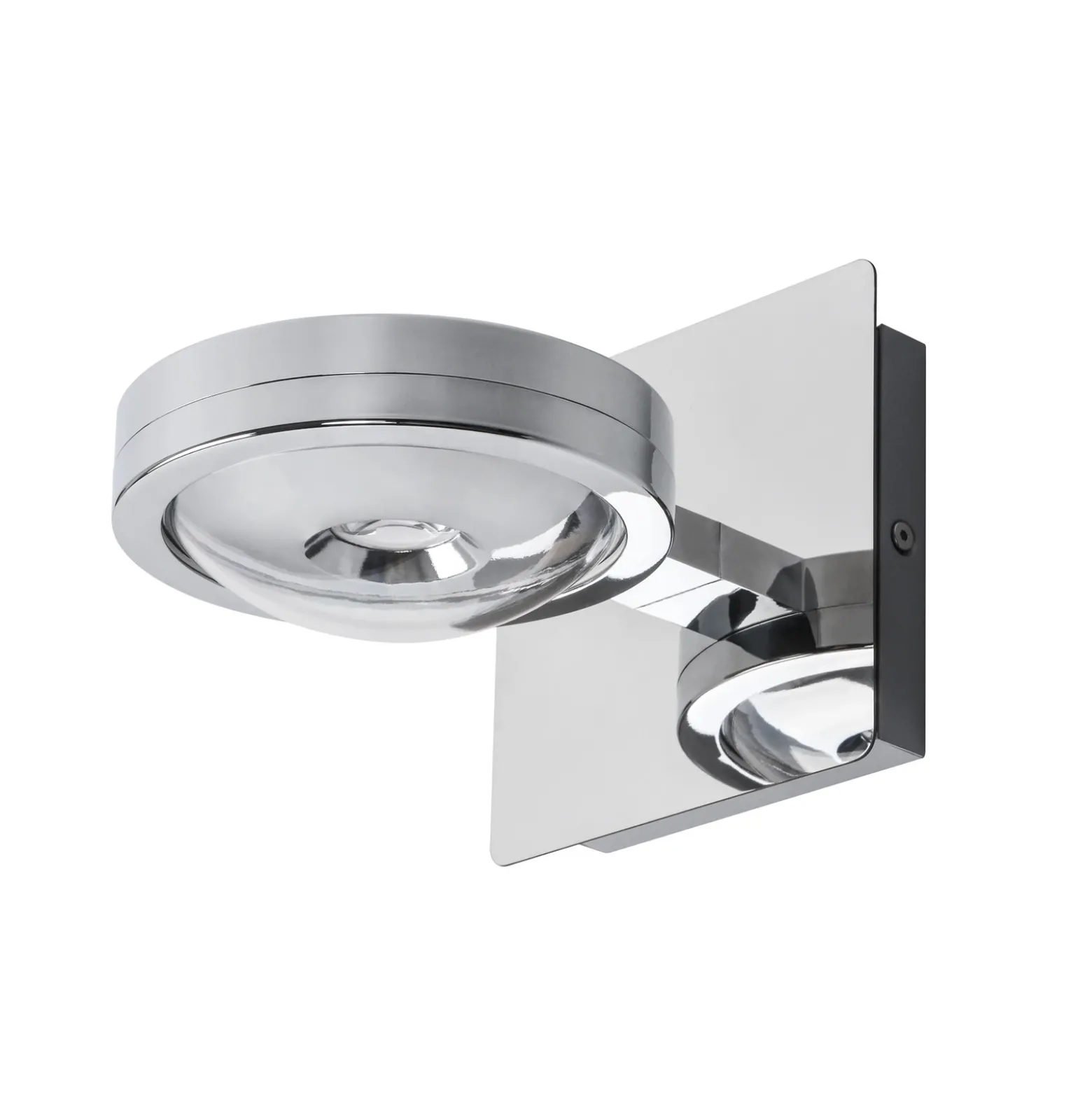 Aplique de pared LED Megatron Solo Punto, cromo