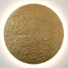 Aplique de pared LED Meteor, Ø 120 cm, dorado