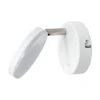 Aplique de pared LED Milow de Lindby, blanco, 9,6 cm de altura, interruptor