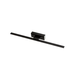 Aplique de pared LED Miroir 60 cm negro 4000K