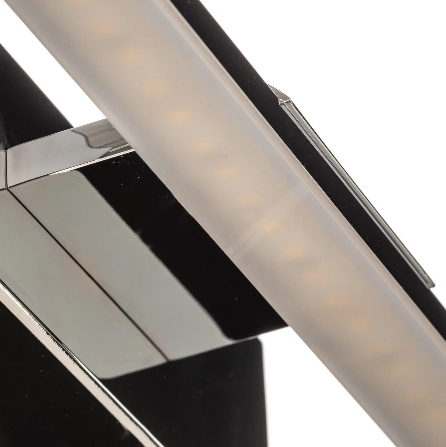 Aplique de pared LED Miroir 60 cm cromo 3000K