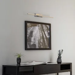 Aplique de pared LED Miroir 60 cm cromo 3000K