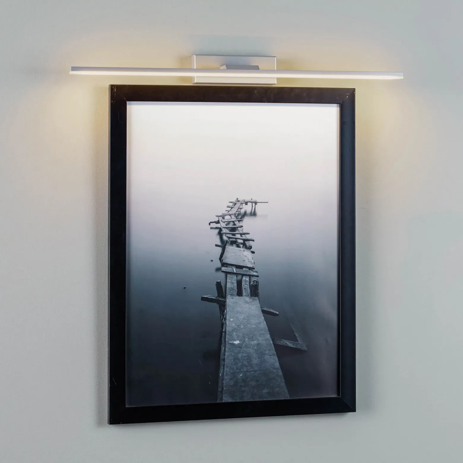 Aplique de pared LED Miroir 60 cm aluminio 3000K