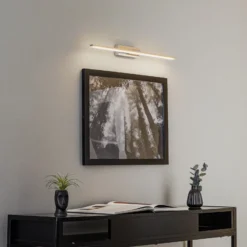 Aplique de pared LED Miroir 60 cm cromo 4000K