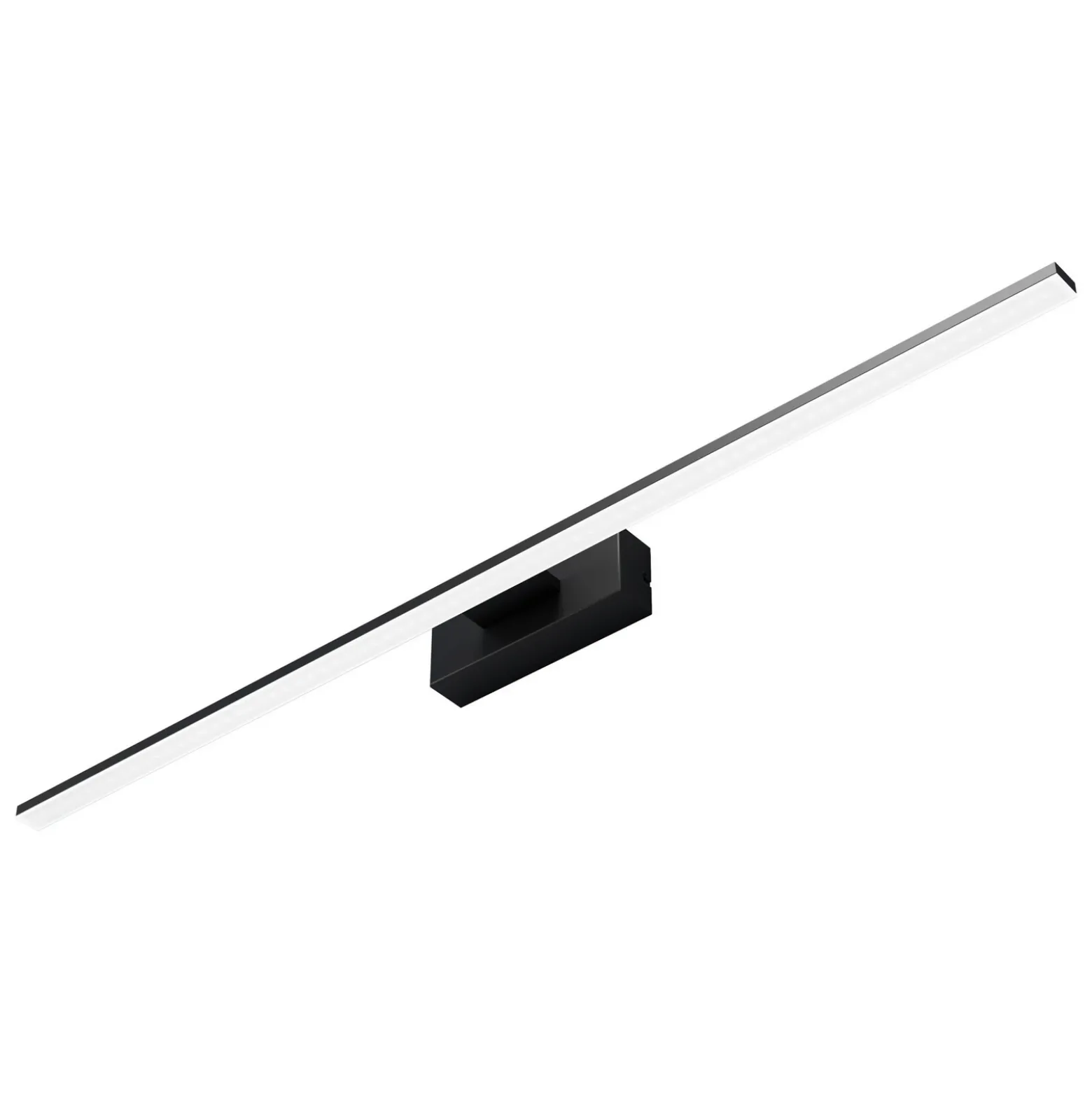 Aplique de pared LED Miroir 80 cm negro 4000K