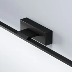 Aplique de pared LED Miroir 80 cm negro 4000K