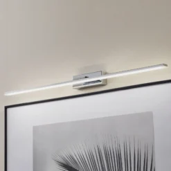 Aplique de pared LED Miroir 80 cm cromo 4000K