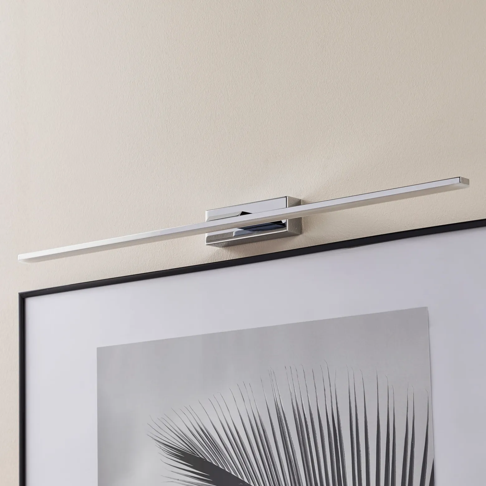 Aplique de pared LED Miroir 80 cm cromo 3000K