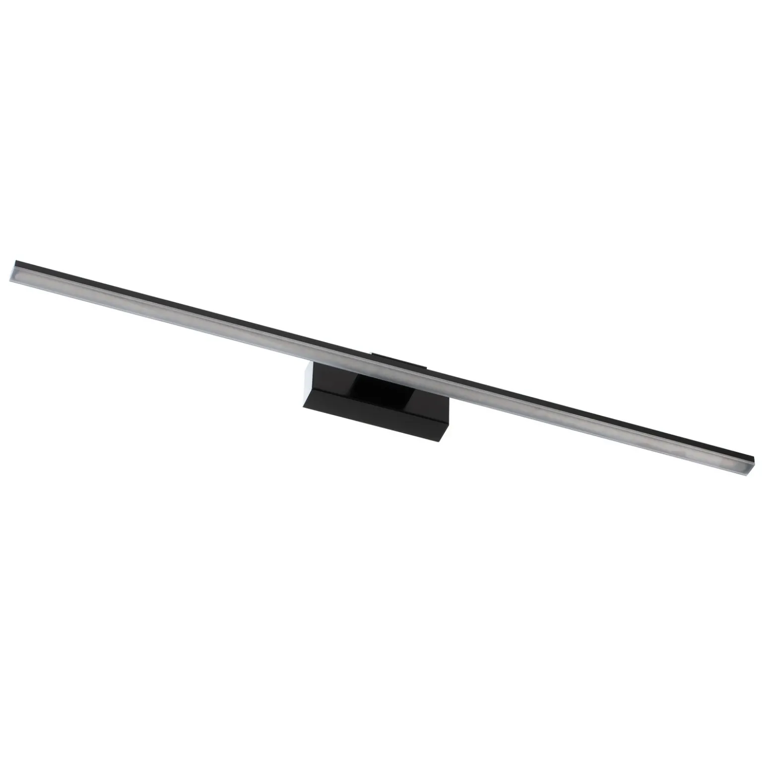 Aplique de pared LED Miroir 80 cm negro 3000K