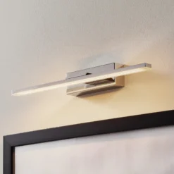 Aplique de pared LED Miroir 40 cm cromo 3000K