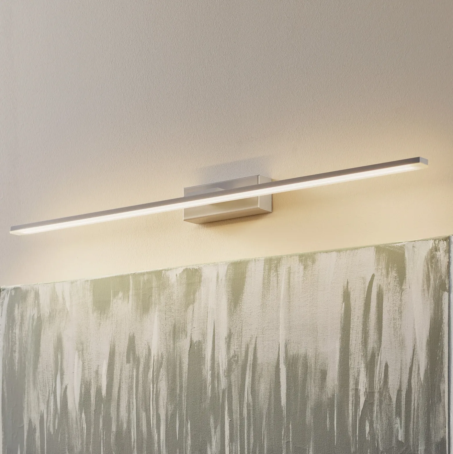Aplique de pared LED Miroir 80 cm aluminio 3000K