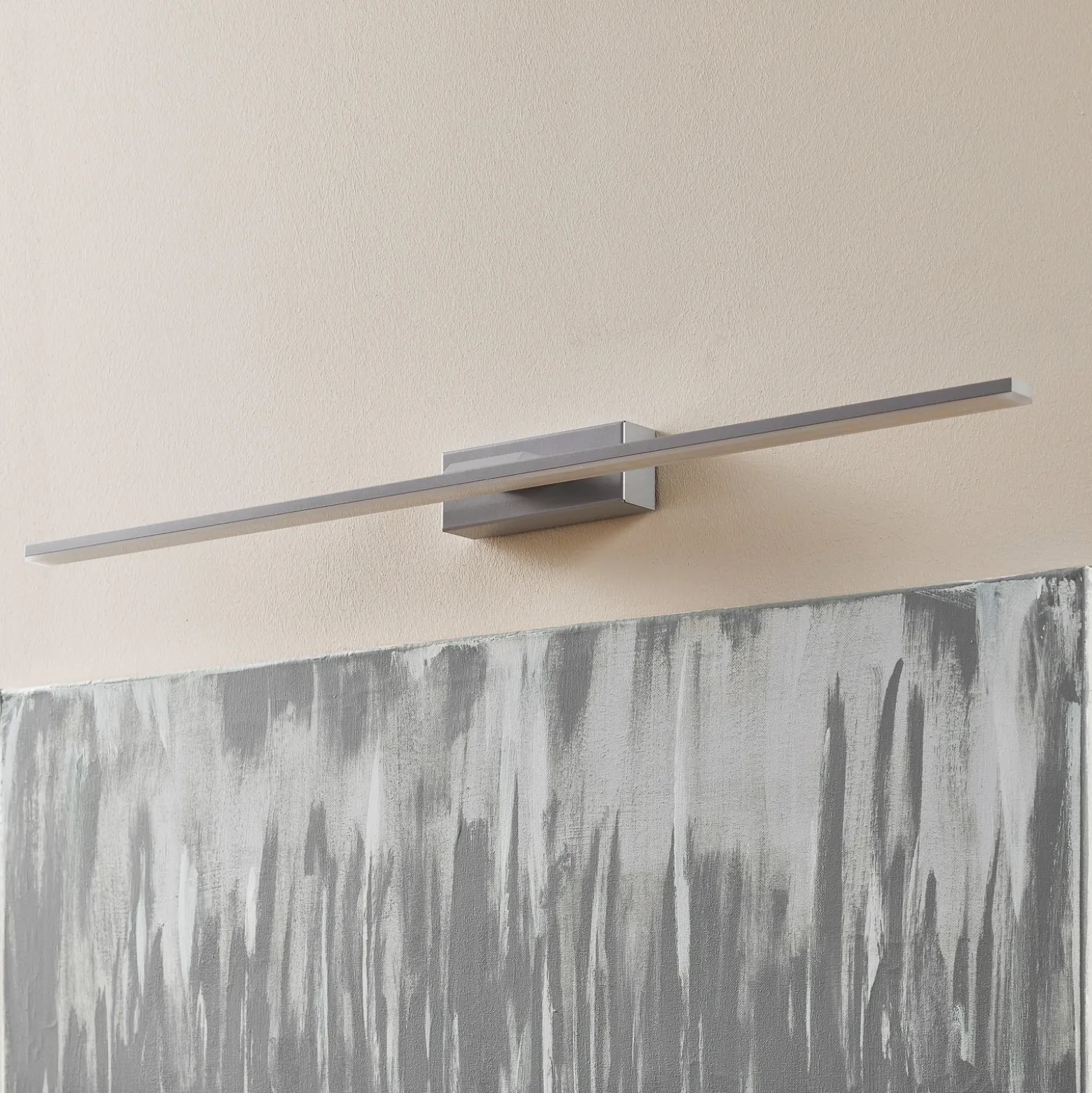 Aplique de pared LED Miroir 80 cm aluminio 3000K