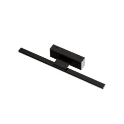 Aplique de pared LED Miroir 40 cm negro 3000K