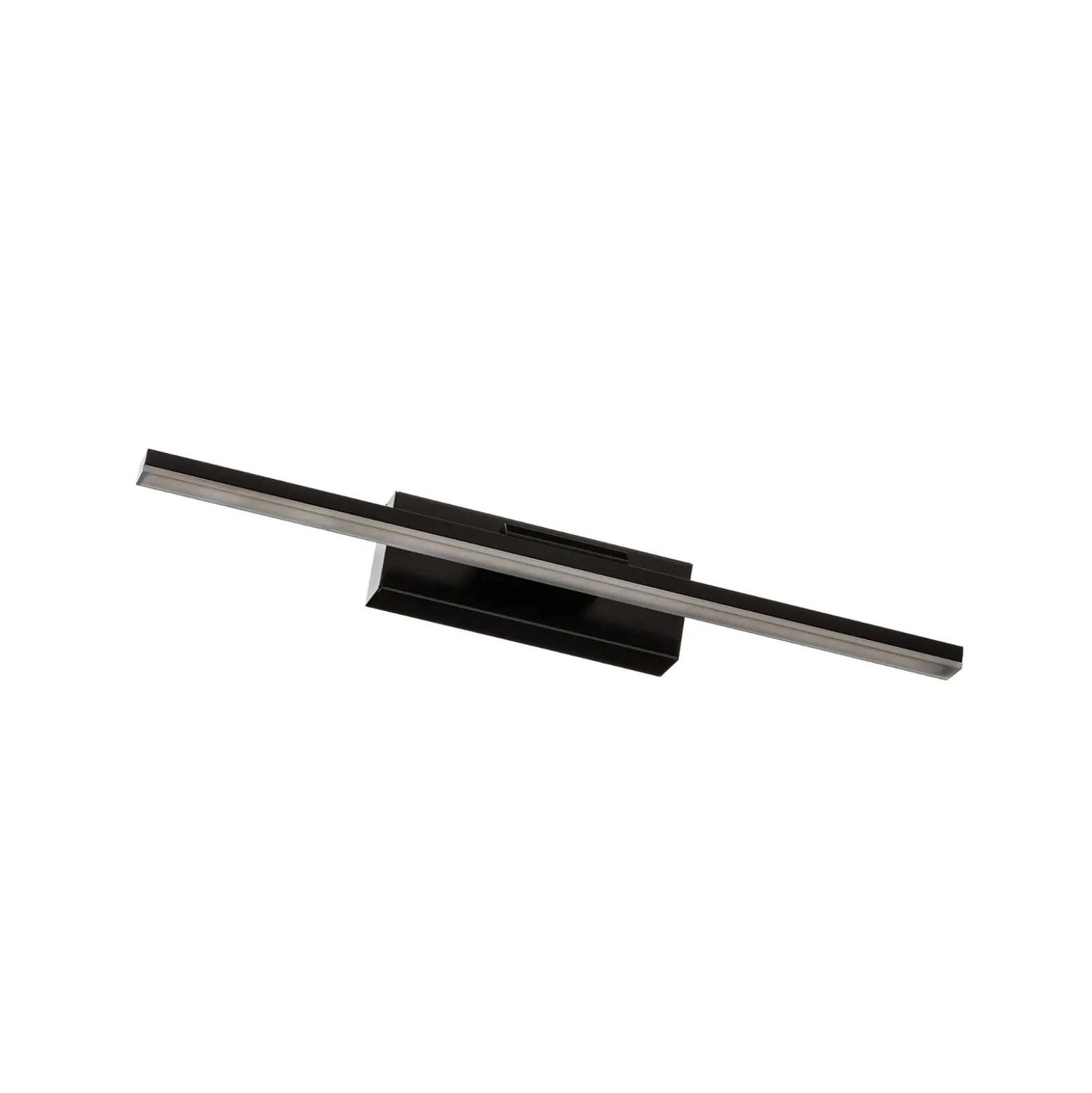 Aplique de pared LED Miroir 40 cm negro 3000K