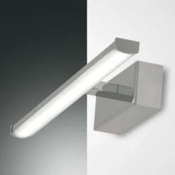 Aplique de pared LED Nala, cromo, ancho 30 cm