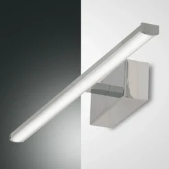 Aplique de pared LED Nala, cromo, ancho 50 cm