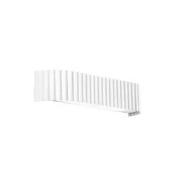 Aplique de pared LED Niike, blanca, ancho 40 cm, metal, CCT