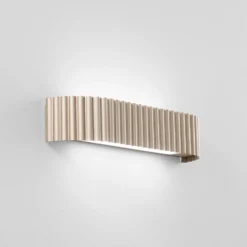 Aplique de pared LED Niike, color dorado, ancho 40 cm, metal, CCT