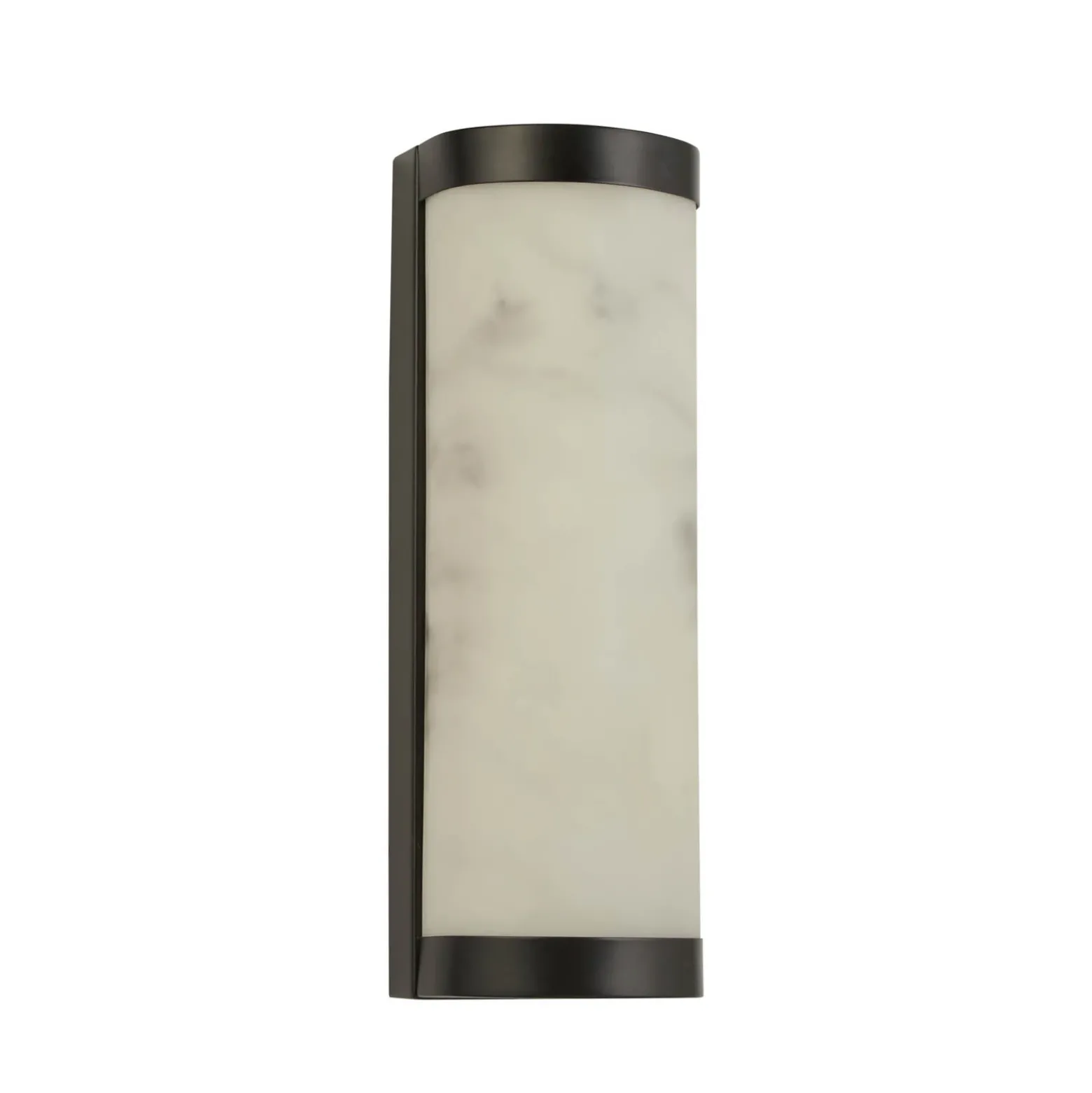 Aplique de pared LED Nilo, altura 25 cm, negro, acero, IP44