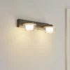 Aplique de pared LED ORBIS FLAME de OSRAM, negra, 2 luces, CCT IP44