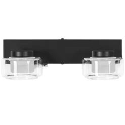 Aplique de pared LED ORBIS FLAME de OSRAM, negra, 2 luces, CCT IP44
