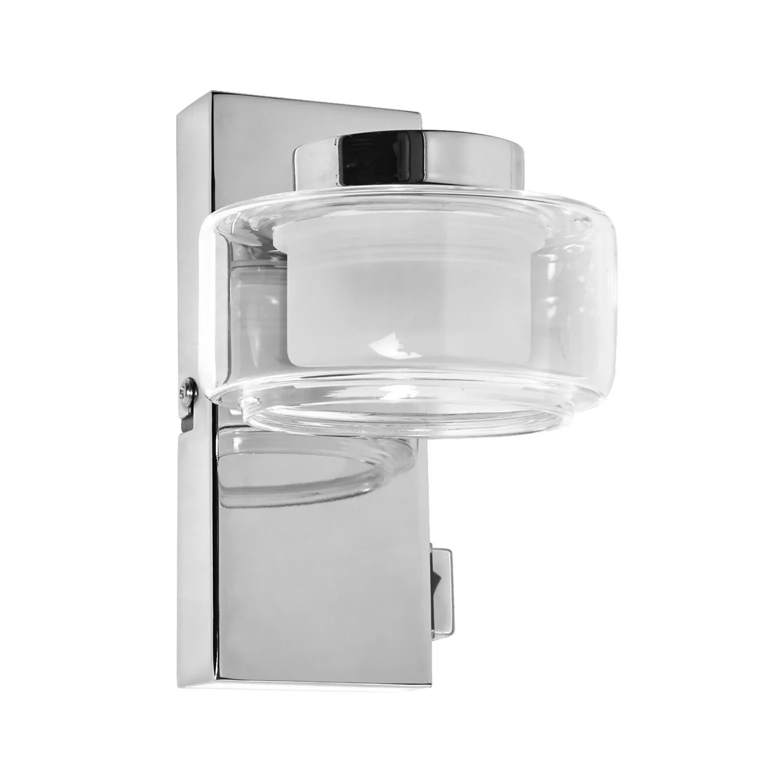 Aplique de pared LED ORBIS FLAME de OSRAM, cromada, metal, IP44, CCT