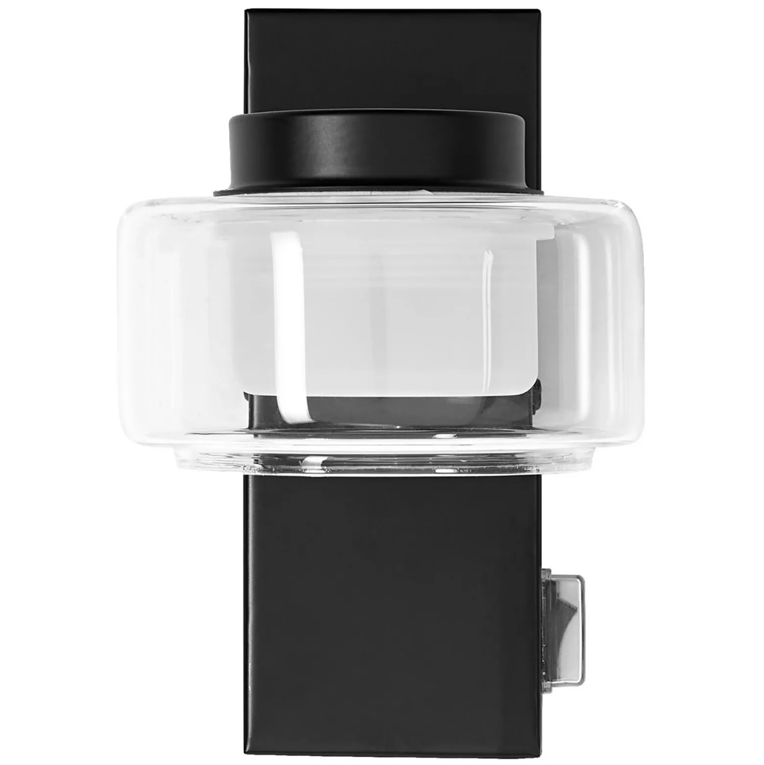 Aplique de pared LED ORBIS FLAME de OSRAM, negra, metal, IP44 CCT
