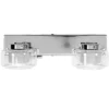 Aplique de pared LED ORBIS FLAME de OSRAM, cromada, 2 luces, CCT, IP44