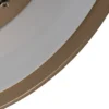 Aplique de pared LED Orios Plus, dorado, Ø 30 cm, acero