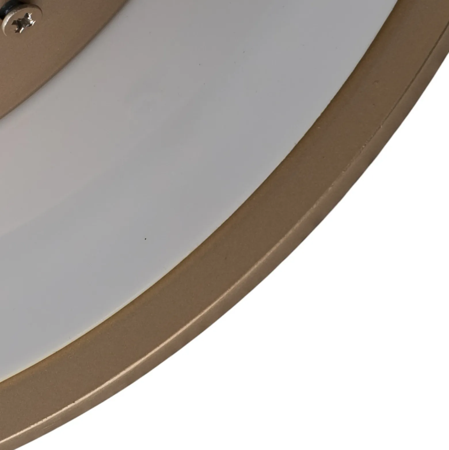 Aplique de pared LED Orios Plus, dorado, Ø 30 cm, acero