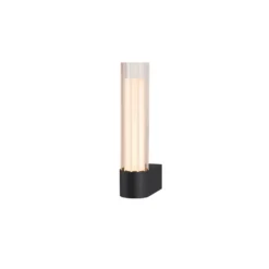 Aplique de pared LED para baño SLV Lygant, modelo individual, negro, aluminio