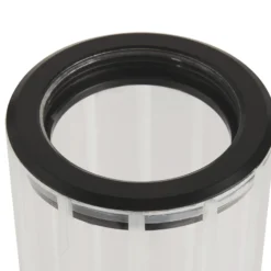 Aplique de pared LED para baño SLV Lygant, modelo individual, negro, aluminio